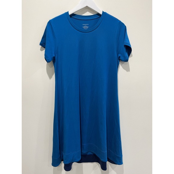 Summersalt Swim Coverup Womens Large Blue Dress Short Sleeve Resort‎ Beachy - Picture 1 of 7